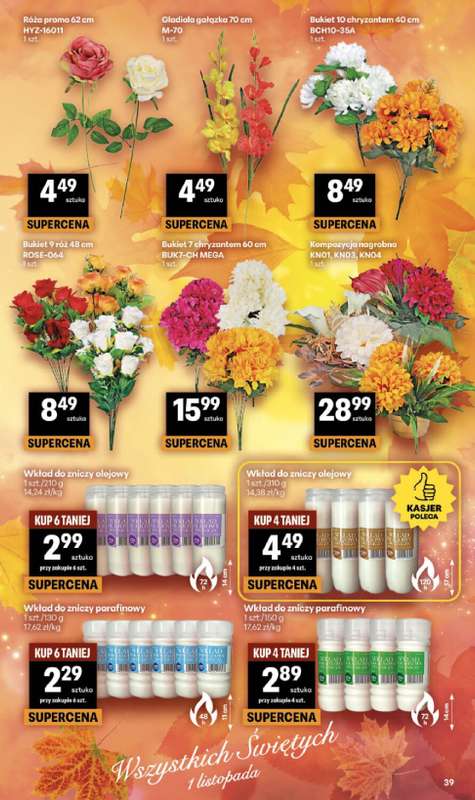 Delikatesy Centrum - gazetka promocyjna Gazetka od czwartku 29.10 do środy 04.11 - strona 39