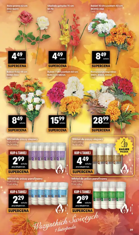 Delikatesy Centrum - gazetka promocyjna Gazetka od czwartku 29.10 do środy 04.11 - strona 39