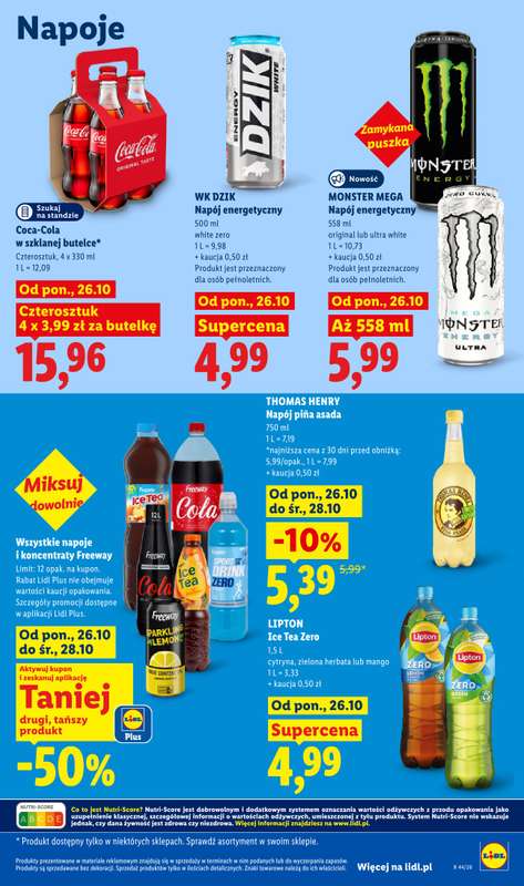 Lidl - gazetka promocyjna Oferta od poniedziałku od poniedziałku 26.10 do środy 28.10 - strona 87