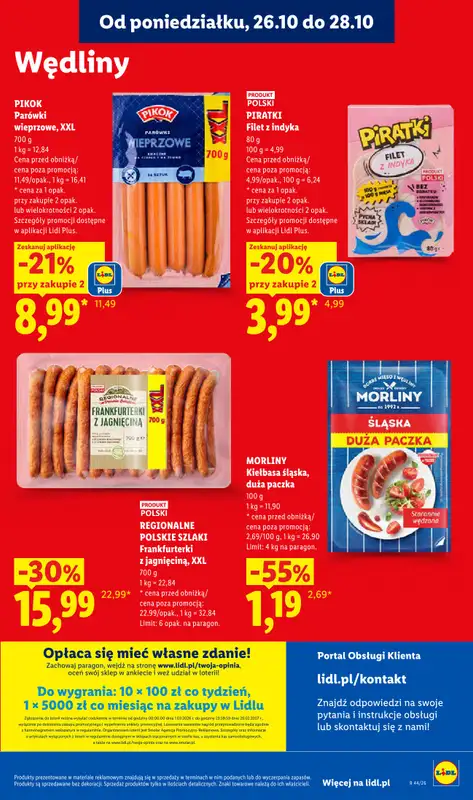 Lidl - gazetka promocyjna Oferta od poniedziałku od poniedziałku 26.10 do środy 28.10 - strona 61