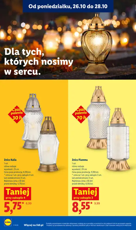 Lidl - gazetka promocyjna Oferta od poniedziałku od poniedziałku 26.10 do środy 28.10 - strona 50