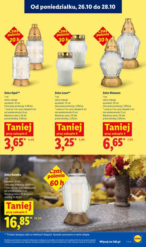 Lidl - gazetka promocyjna Oferta od poniedziałku od poniedziałku 26.10 do środy 28.10 - strona 49