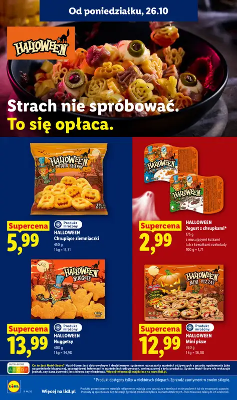 Lidl - gazetka promocyjna Oferta od poniedziałku od poniedziałku 26.10 do środy 28.10 - strona 72