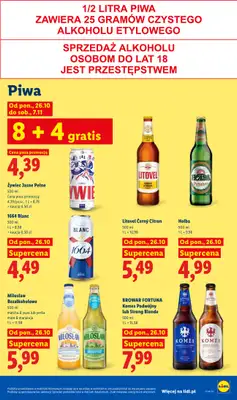 Lidl - gazetka promocyjna Oferta od poniedziałku od poniedziałku 26.10 do środy 28.10 - strona 89