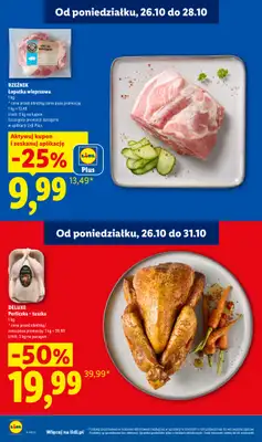 Lidl - gazetka promocyjna Oferta od poniedziałku od poniedziałku 26.10 do środy 28.10 - strona 6