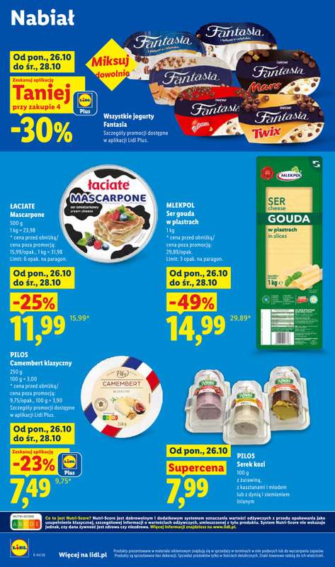 Lidl - gazetka promocyjna Oferta od poniedziałku od poniedziałku 26.10 do środy 28.10 - strona 64