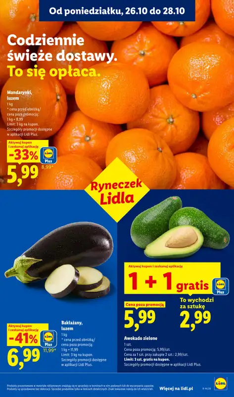 Lidl - gazetka promocyjna Oferta od poniedziałku od poniedziałku 26.10 do środy 28.10 - strona 41