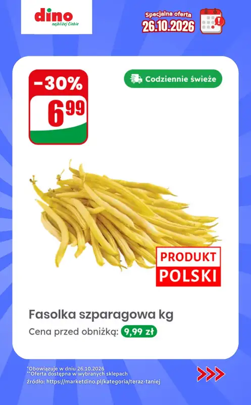 Dino - gazetka promocyjna Specjalna oferta na 26.10.2026 - promocje spoza gazetki od poniedziałku 26.10 do poniedziałku 26.10 - strona 3