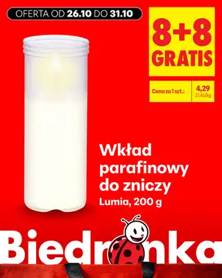 Biedronka - gazetka promocyjna Biedronkowe oszczędności od poniedziałku od poniedziałku 26.10 do środy 28.10 - strona 3