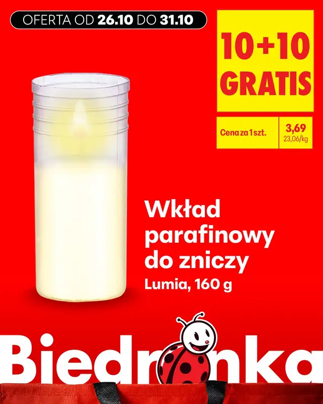 Biedronka - gazetka promocyjna Biedronkowe oszczędności od poniedziałku od poniedziałku 26.10 do środy 28.10 - strona 4