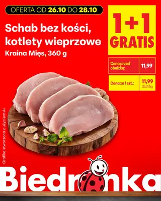 Biedronka - gazetka promocyjna Biedronkowe oszczędności od poniedziałku od poniedziałku 26.10 do środy 28.10 - strona 10