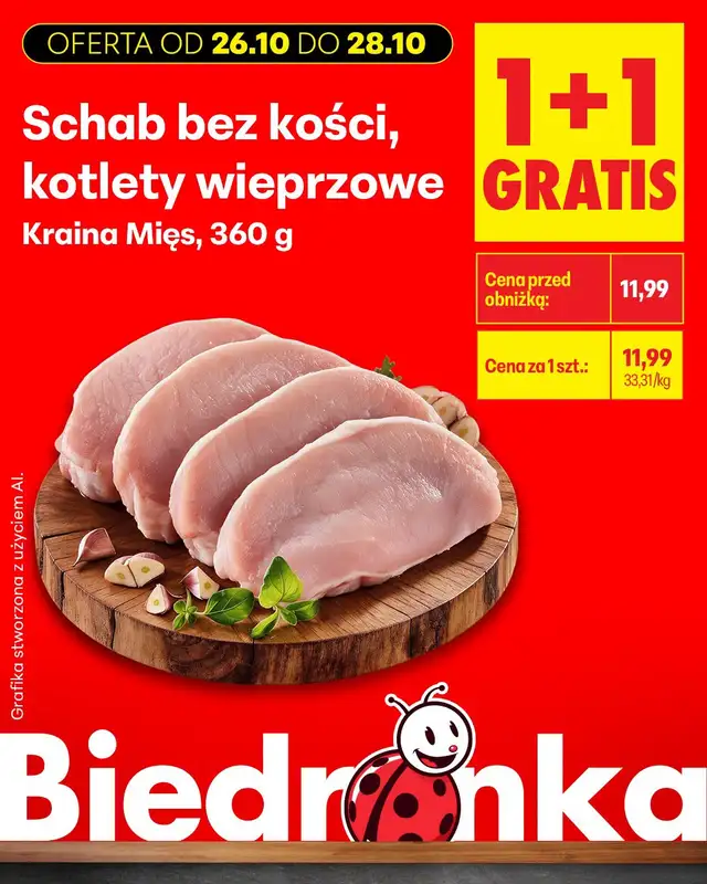 Biedronka - gazetka promocyjna Biedronkowe oszczędności od poniedziałku od poniedziałku 26.10 do środy 28.10 - strona 10