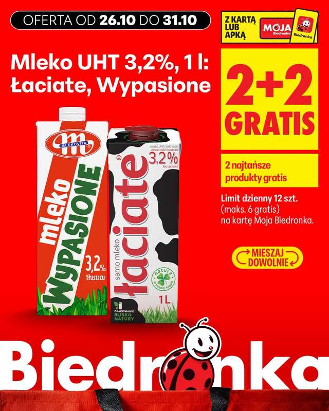 Biedronka - gazetka promocyjna Biedronkowe oszczędności od poniedziałku od poniedziałku 26.10 do środy 28.10 - strona 12