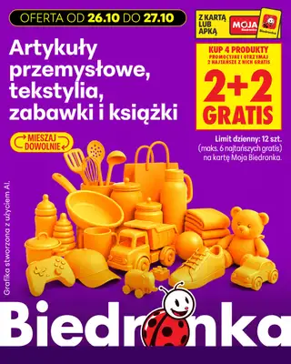 Biedronka - gazetka promocyjna Biedronkowe oszczędności od poniedziałku od poniedziałku 26.10 do środy 28.10 - strona 23