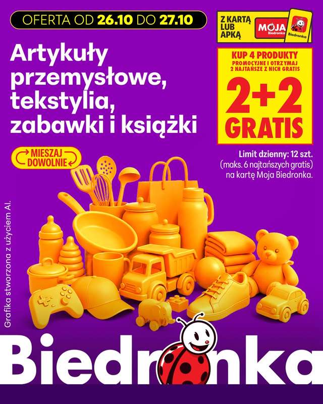 Biedronka - gazetka promocyjna Biedronkowe oszczędności od poniedziałku od poniedziałku 26.10 do środy 28.10 - strona 23