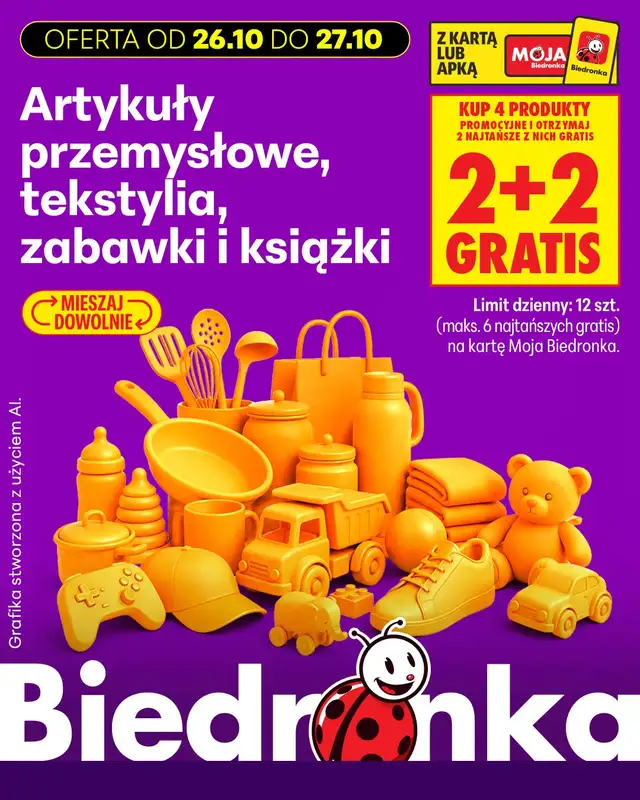 Biedronka - gazetka promocyjna Biedronkowe oszczędności od poniedziałku od poniedziałku 26.10 do środy 28.10 - strona 23