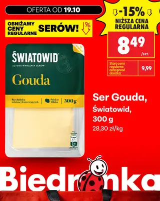 Biedronka - gazetka promocyjna Biedronkowe oszczędności od poniedziałku od poniedziałku 26.10 do środy 28.10 - strona 13