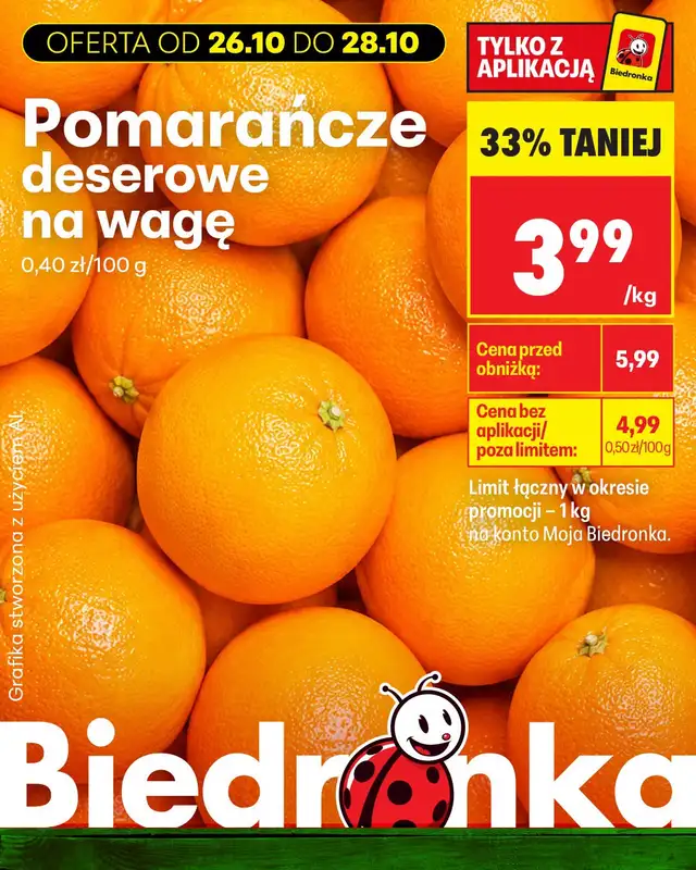 Biedronka - gazetka promocyjna Biedronkowe oszczędności od poniedziałku od poniedziałku 26.10 do środy 28.10 - strona 8