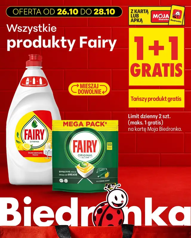 Biedronka - gazetka promocyjna Biedronkowe oszczędności od poniedziałku od poniedziałku 26.10 do środy 28.10 - strona 21
