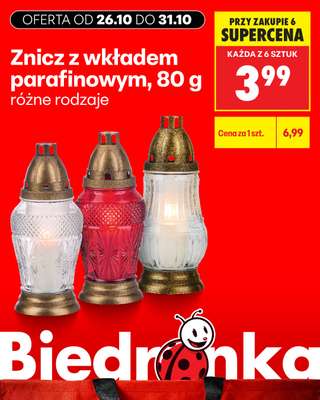 Biedronka - gazetka promocyjna Biedronkowe oszczędności od poniedziałku od poniedziałku 26.10 do środy 28.10 - strona 5