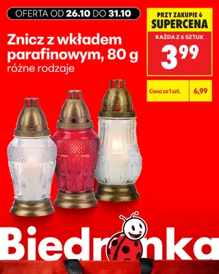 Biedronka - gazetka promocyjna Biedronkowe oszczędności od poniedziałku od poniedziałku 26.10 do środy 28.10 - strona 5