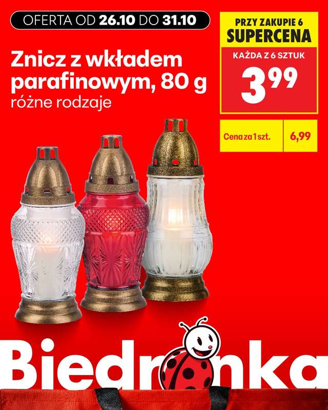 Biedronka - gazetka promocyjna Biedronkowe oszczędności od poniedziałku od poniedziałku 26.10 do środy 28.10 - strona 5