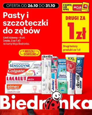 Biedronka - gazetka promocyjna Biedronkowe oszczędności od poniedziałku od poniedziałku 26.10 do środy 28.10 - strona 22
