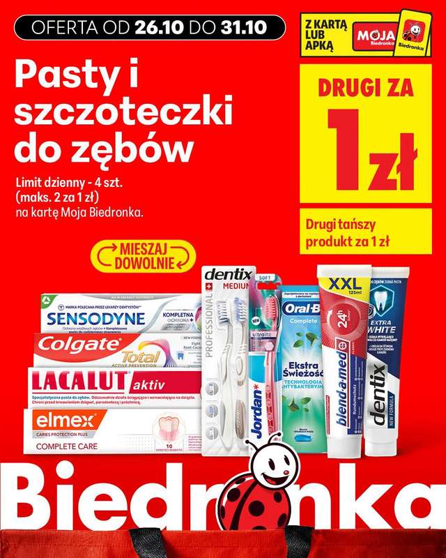 Biedronka - gazetka promocyjna Biedronkowe oszczędności od poniedziałku od poniedziałku 26.10 do środy 28.10 - strona 22