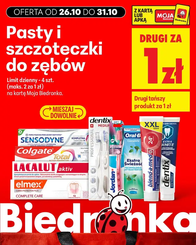 Biedronka - gazetka promocyjna Biedronkowe oszczędności od poniedziałku od poniedziałku 26.10 do środy 28.10 - strona 22