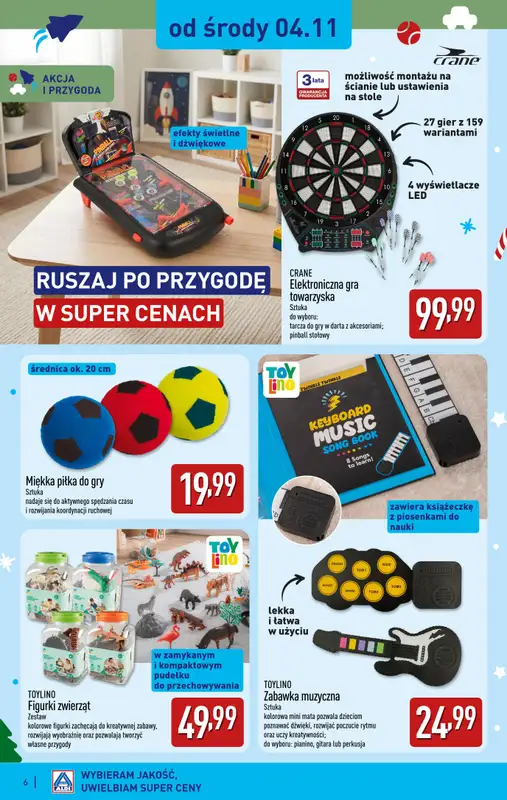Aldi - gazetka promocyjna Zabawki dla każdego w super cenach! od soboty 31.10 do czwartku 31.12 - strona 6