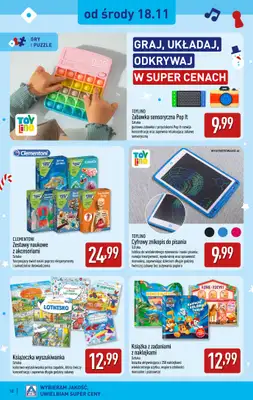 Aldi - gazetka promocyjna Zabawki dla każdego w super cenach! od soboty 31.10 do czwartku 31.12 - strona 18