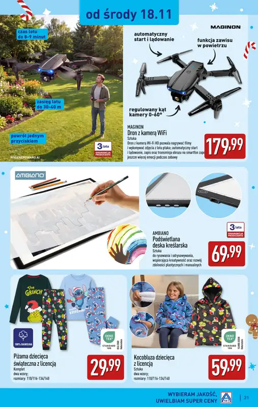 Aldi - gazetka promocyjna Zabawki dla każdego w super cenach! od soboty 31.10 do czwartku 31.12 - strona 21
