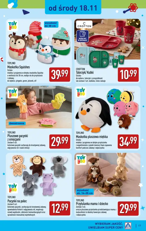 Aldi - gazetka promocyjna Zabawki dla każdego w super cenach! od soboty 31.10 do czwartku 31.12 - strona 17