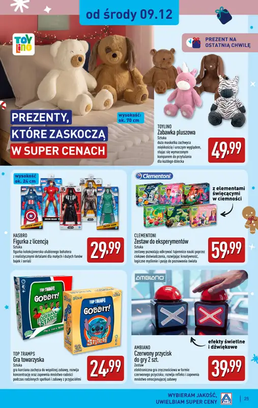 Aldi - gazetka promocyjna Zabawki dla każdego w super cenach! od soboty 31.10 do czwartku 31.12 - strona 25