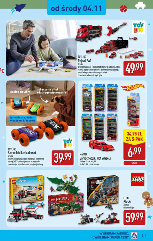 Aldi - gazetka promocyjna Zabawki dla każdego w super cenach! od soboty 31.10 do czwartku 31.12 - strona 7