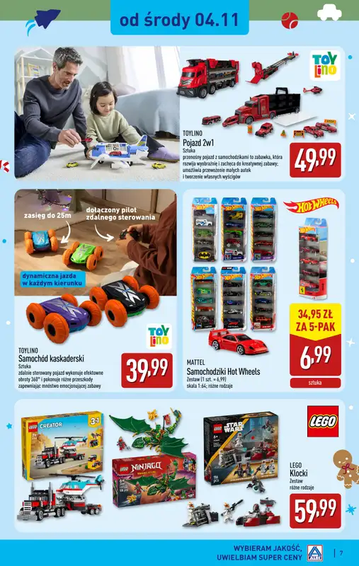 Aldi - gazetka promocyjna Zabawki dla każdego w super cenach! od soboty 31.10 do czwartku 31.12 - strona 7