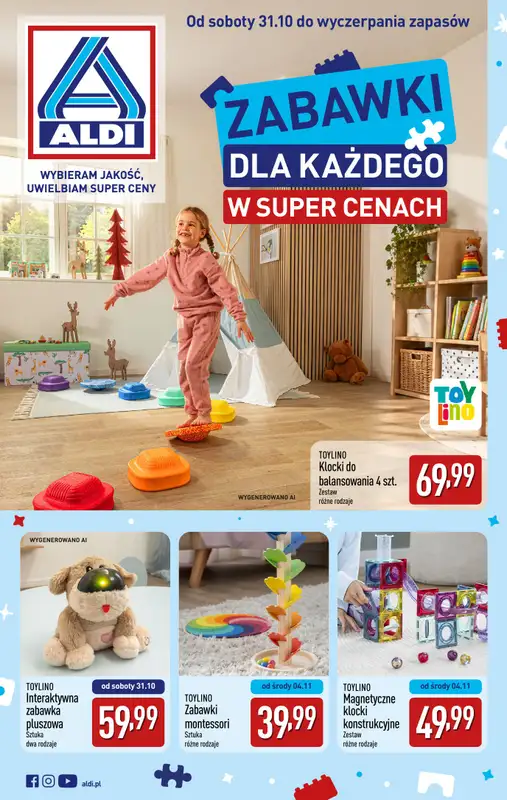 Aldi - gazetka promocyjna Zabawki dla każdego w super cenach!  