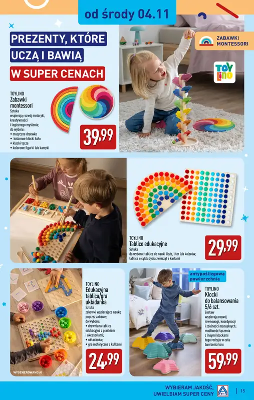 Aldi - gazetka promocyjna Zabawki dla każdego w super cenach! od soboty 31.10 do czwartku 31.12 - strona 15