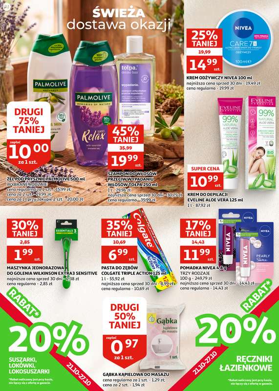 Auchan - gazetka promocyjna Gazetka Zielona Góra I Wywołujemy strasznie dobre okazje od środy 21.10 do wtorku 03.11 - strona 28