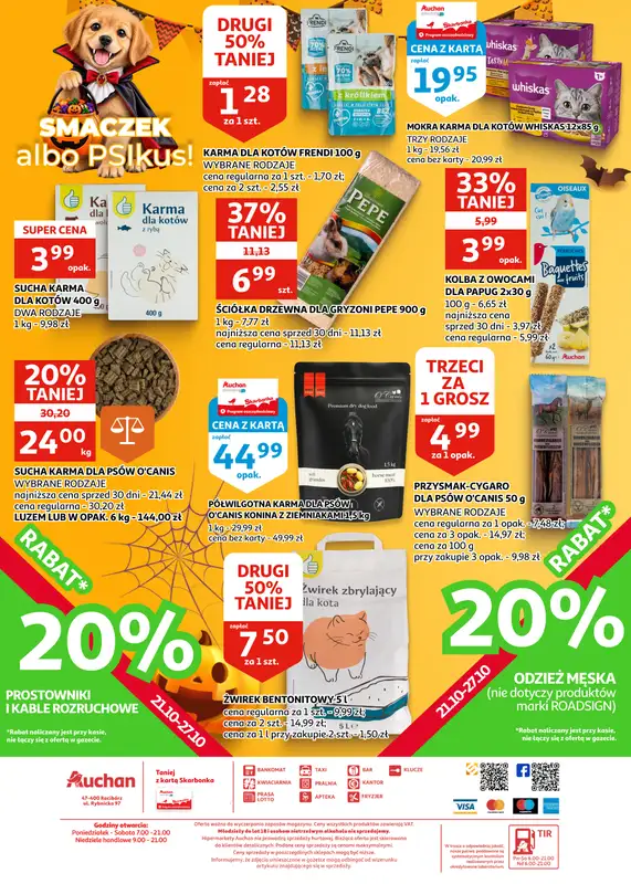 Auchan - gazetka promocyjna Gazetka Racibórz I Wywołujemy strasznie dobre okazje od środy 21.10 do wtorku 03.11 - strona 30