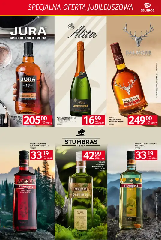 Selgros - gazetka promocyjna Specjalna Oferta Jubileuszowa od czwartku 22.10 do środy 04.11 - strona 12
