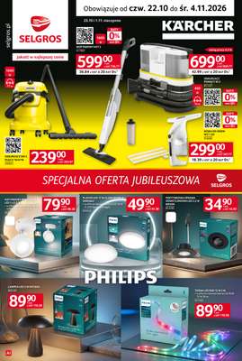 Selgros - gazetka promocyjna Specjalna Oferta Jubileuszowa od czwartku 22.10 do środy 04.11