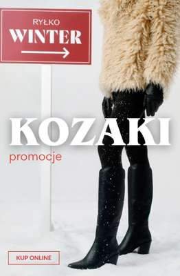 Ryłko - gazetka promocyjna KOZAKI damskie na PROMOCJI od poniedziałku 26.10 