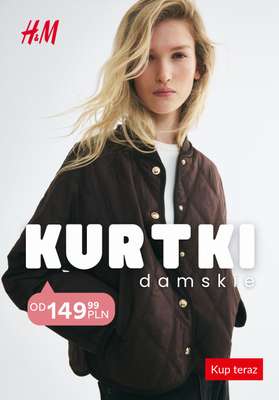 H&M - gazetka promocyjna KURTKI damskie od poniedziałku 26.10 