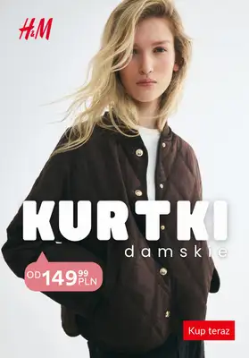 H&M - gazetka promocyjna KURTKI damskie od poniedziałku 26.10 