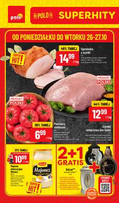 POLOmarket - gazetka promocyjna Super hity od poniedziałku 26.10 do wtorku 27.10