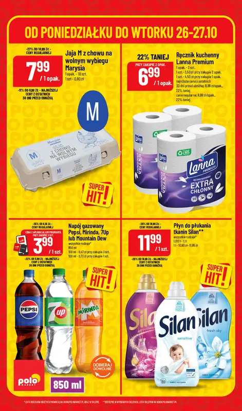 POLOmarket - gazetka promocyjna Super hity od poniedziałku 26.10 do wtorku 27.10 - strona 6