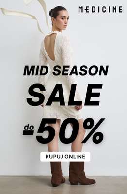 Medicine - gazetka promocyjna Do -50% Mid Season SALE dla niej od poniedziałku 26.10 do środy 04.11