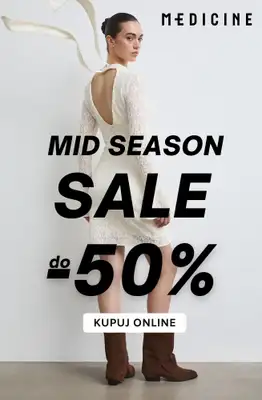 Medicine - gazetka promocyjna Do -50% Mid Season SALE dla niej od poniedziałku 26.10 do środy 04.11