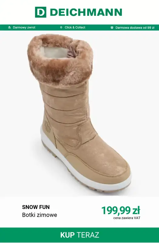 Deichmann - gazetka promocyjna Tylko online od poniedziałku 26.10  - strona 5